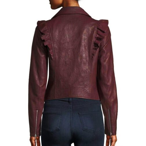 Crazy Ex-Girlfriend Season 4 Gabrielle Ruiz Leather Jacket - Image 3