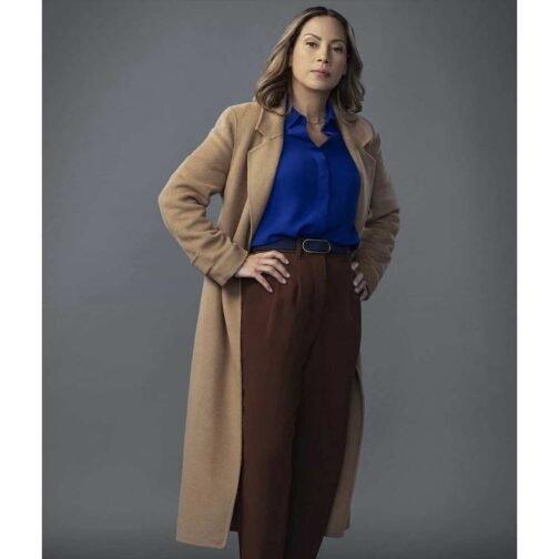 East New York Elizabeth Rodriguez Brown Coat - Image 3