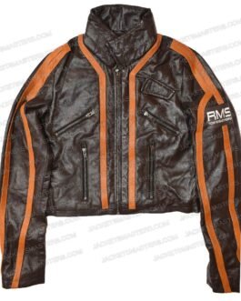 Cyberpunk Syn Brown Leather Jacket