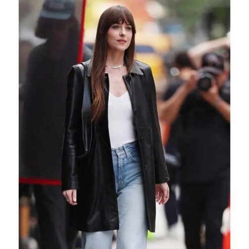 Materialists Lucy Leather Coat - Image 5