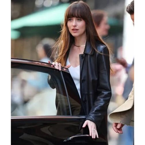 Materialists Lucy Leather Coat - Image 6