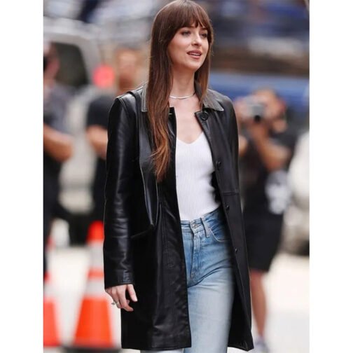 Materialists Lucy Leather Coat - Image 2