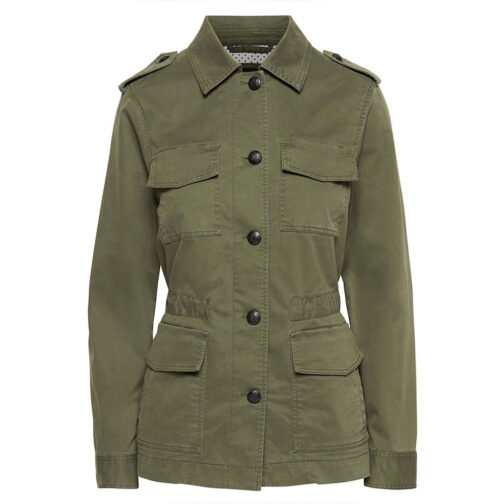 Locke & Key Darby Stanchfield Green Cotton Jacket - Image 5