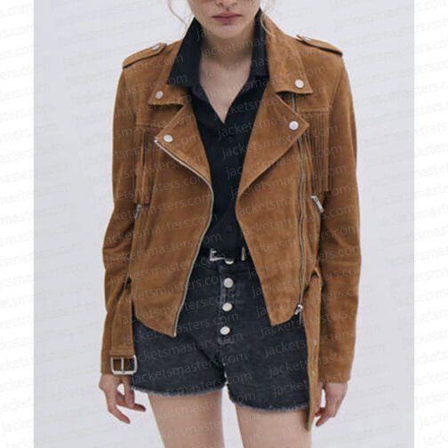 Resident Alien Alice Wetterlund Suede Jacket
