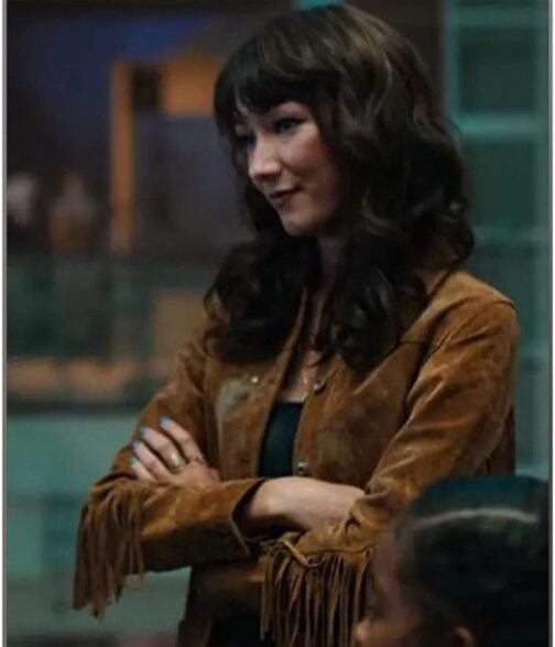 Day Shift Natasha Liu Bordizzo Fringe Suede Jacket - Image 6
