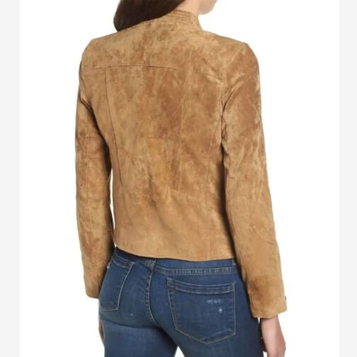 Dead To Me Linda Cardellini Suede Leather Jacket - Image 3