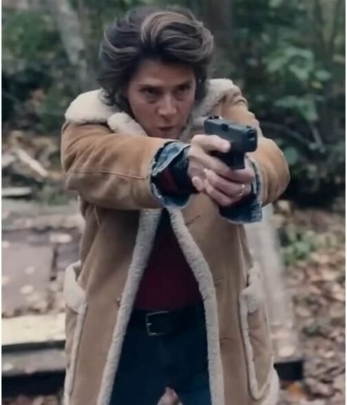 Delia’s Gone Marisa Tomei Suede Leather Coat - Image 2