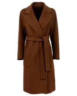 Xaria Dotson Devil in Ohio Brown Wool Coat