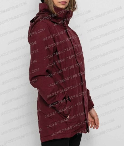 Devil in Ohio Sam Jaeger Maroon Coat - Image 4