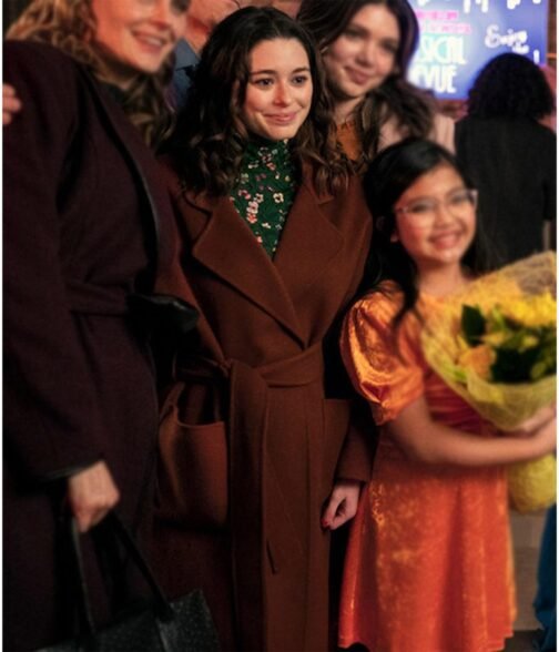 Xaria Dotson Devil in Ohio Brown Wool Coat - Image 2