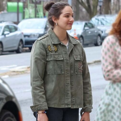 Gabriella Baldacchino Disenchanted Green Cotton Jacket - Image 7