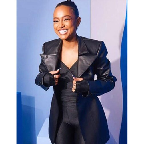 Karrueche Tran Divinity Leather Coat - Image 6