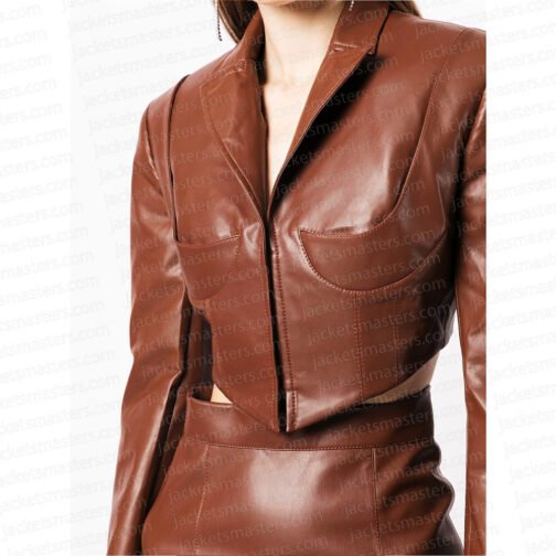 Karrueche Tran Divinity Leather Jacket - Image 5