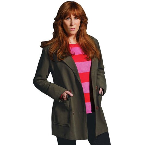 Doctor Who Catherine Tate Green Coat - Image 6