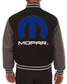 Varsity Dodge Mopar Wool Black and Grey Jacket