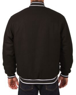 Varsity Dodge Ram Black Wool Jacket