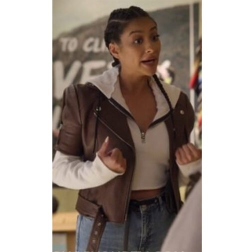 Dollface Shay Mitchell Leather Jacket - Image 6