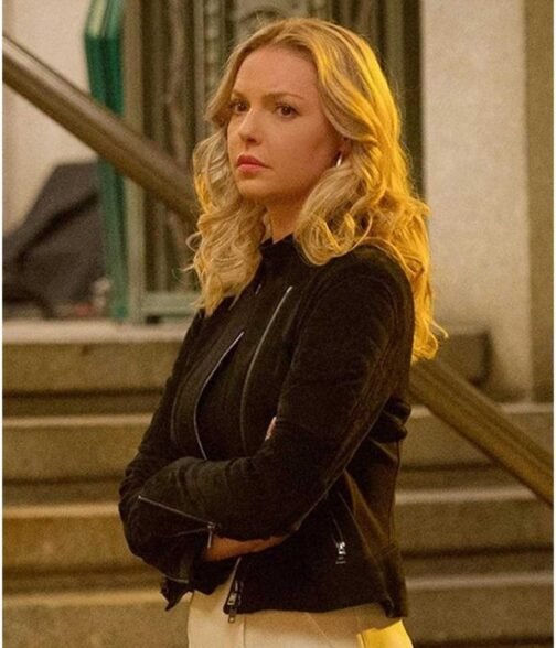 Doubt Katherine Heigl Suede Leather Jacket - Image 2