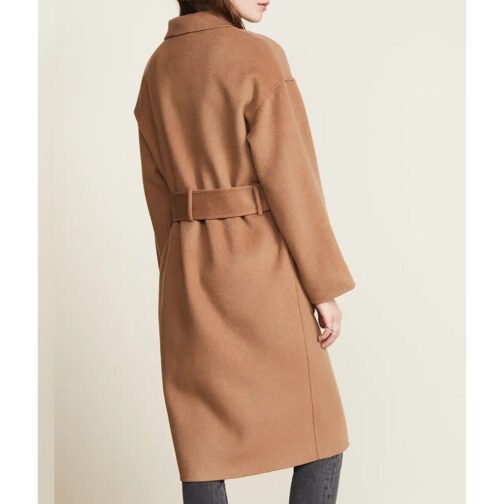 Dylan Brown Wool Coat - Image 2