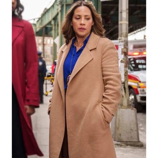 East New York Elizabeth Rodriguez Brown Coat - Image 2