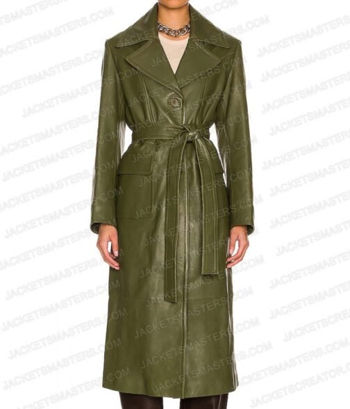 Ramona Young Never Have I Ever Green Coat