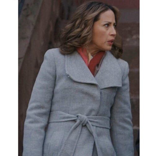 East New York Elizabeth Rodriguez Gray Coat - Image 8
