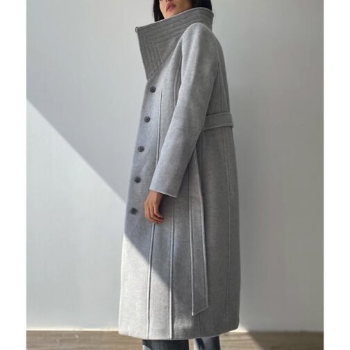 East New York Elizabeth Rodriguez Gray Coat - Image 6