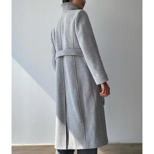 East New York Elizabeth Rodriguez Gray Coat - Image 7