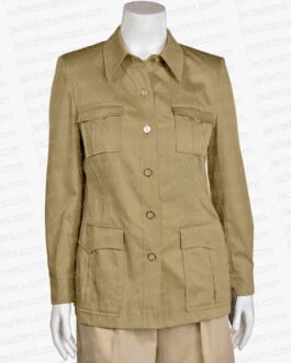 Laura Dern Jurassic World Dominion Brown Jacket
