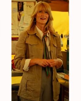 Laura Dern Jurassic World Dominion Brown Jacket
