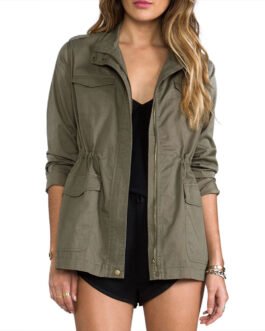 Locke & Key Sherri Saum Green Cotton Jacket