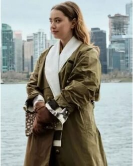 Fakes Emilija Baranac Green Cotton Coat