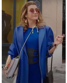 Emily in Paris Philippine Leroy-Beaulieu Blue Coat