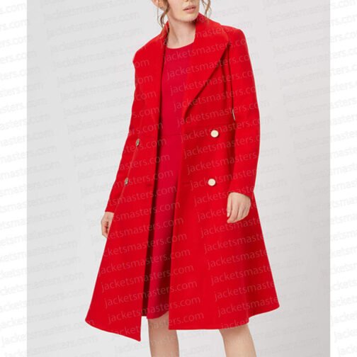 Emily Kinney Santa Bootcamp Coat - Image 3