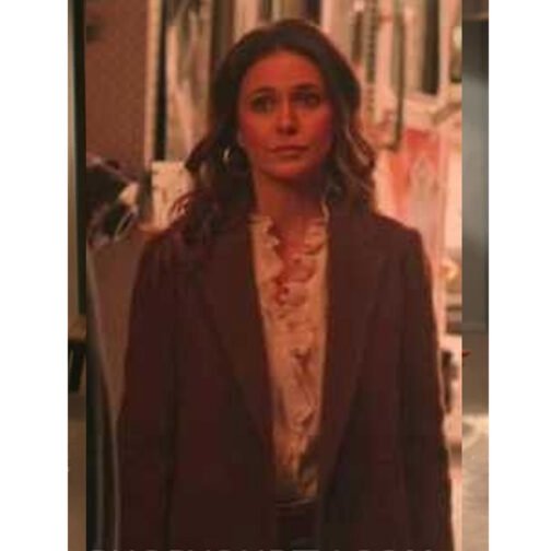 Superman & Lois S02 Emmanuelle Chriqui Coat - Image 8