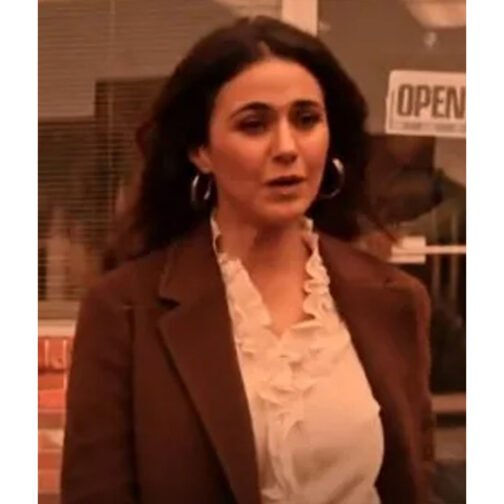Superman & Lois S02 Emmanuelle Chriqui Coat - Image 9