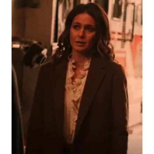 Superman & Lois S02 Emmanuelle Chriqui Coat - Image 10