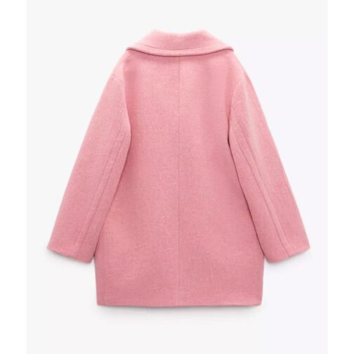 Wednesday Emma Myers Pink Coat - Image 3
