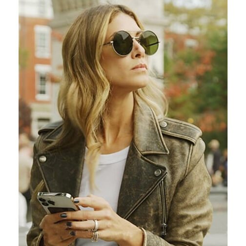 Erin Dana Lichy Real Housewives of New York City Leather Jacket - Image 2