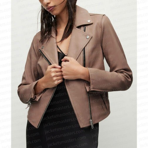 The Wedding Cottage Erin Krakow Leather Jacket - Image 4