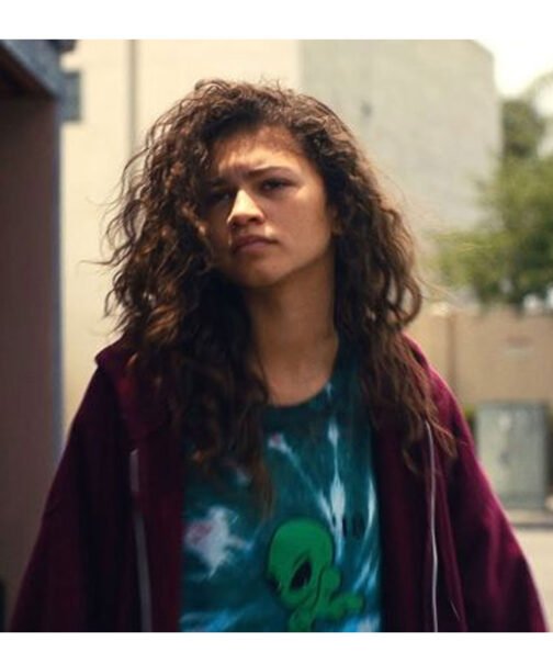 Zendaya Euphoria Zip Up Hoodie - Image 6