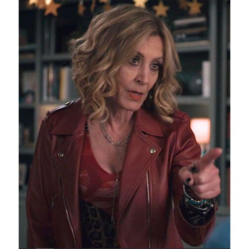 Evil Christine Lahti Leather Jacket - Image 2