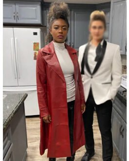 Exceptional Beings Ciarra Carter Leather Coat