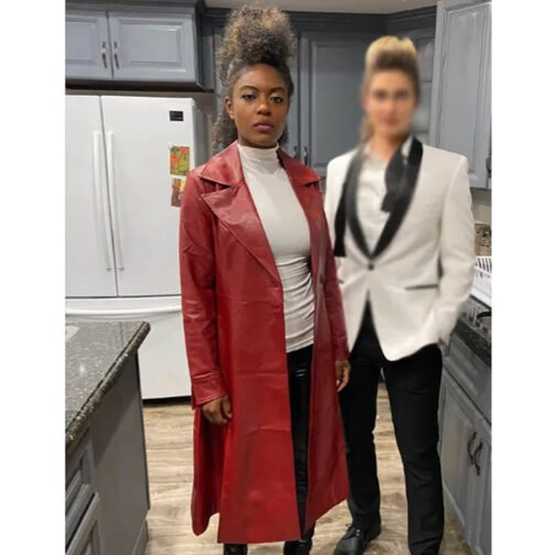 Exceptional Beings Ciarra Carter Leather Coat