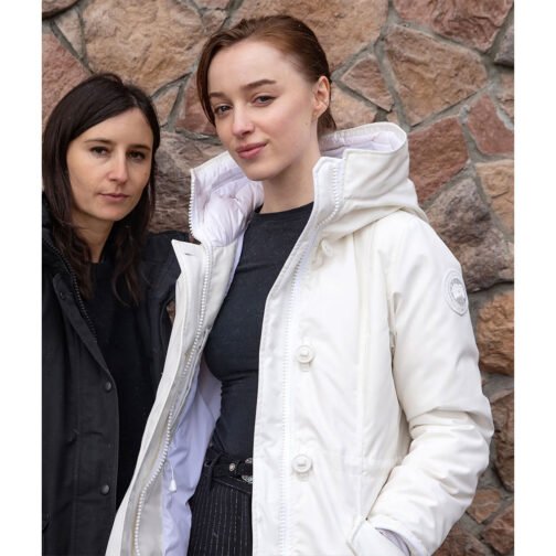Fair Play Phoebe Dynevor White Coat - Image 4