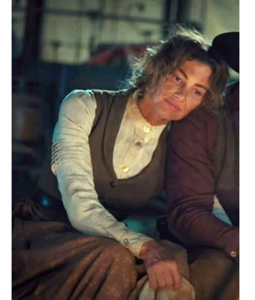 Faith Hill 1883 Brown Vest - Image 3