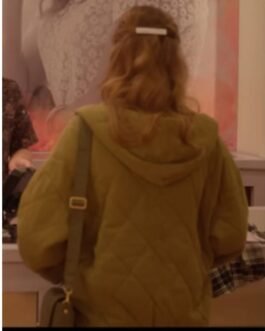 Emilija Baranac Fakes Quilted Green Jacket
