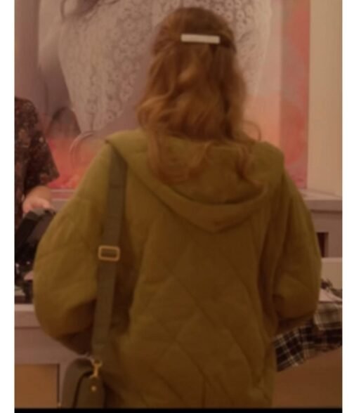 Emilija Baranac Fakes Quilted Green Jacket - Image 2
