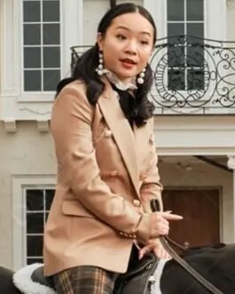 Jennifer Tong Fakes Brown Blazer