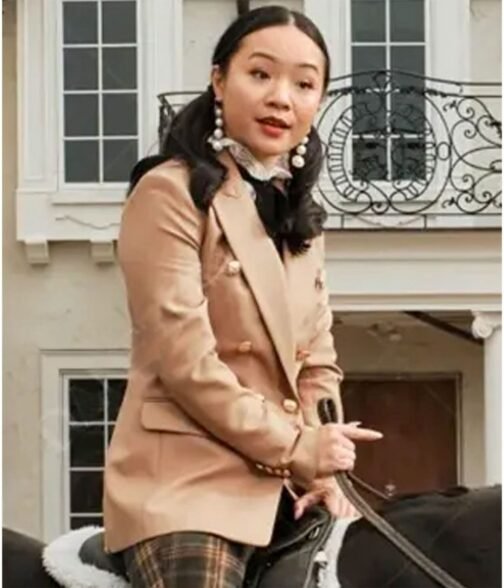Jennifer Tong Fakes Brown Blazer - Image 2